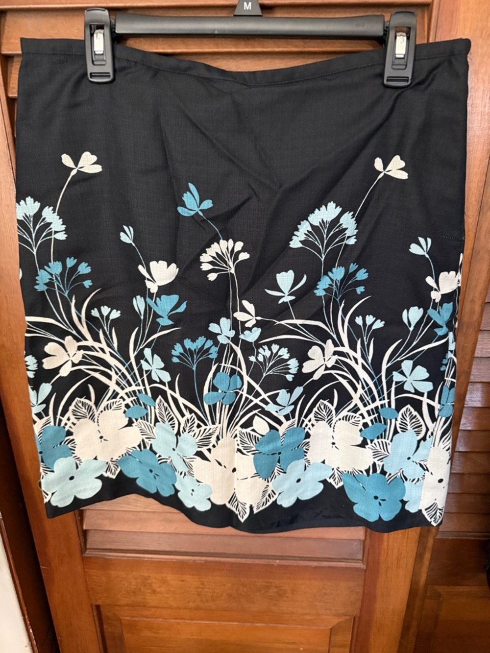 LOFT Black A-line Skirt
